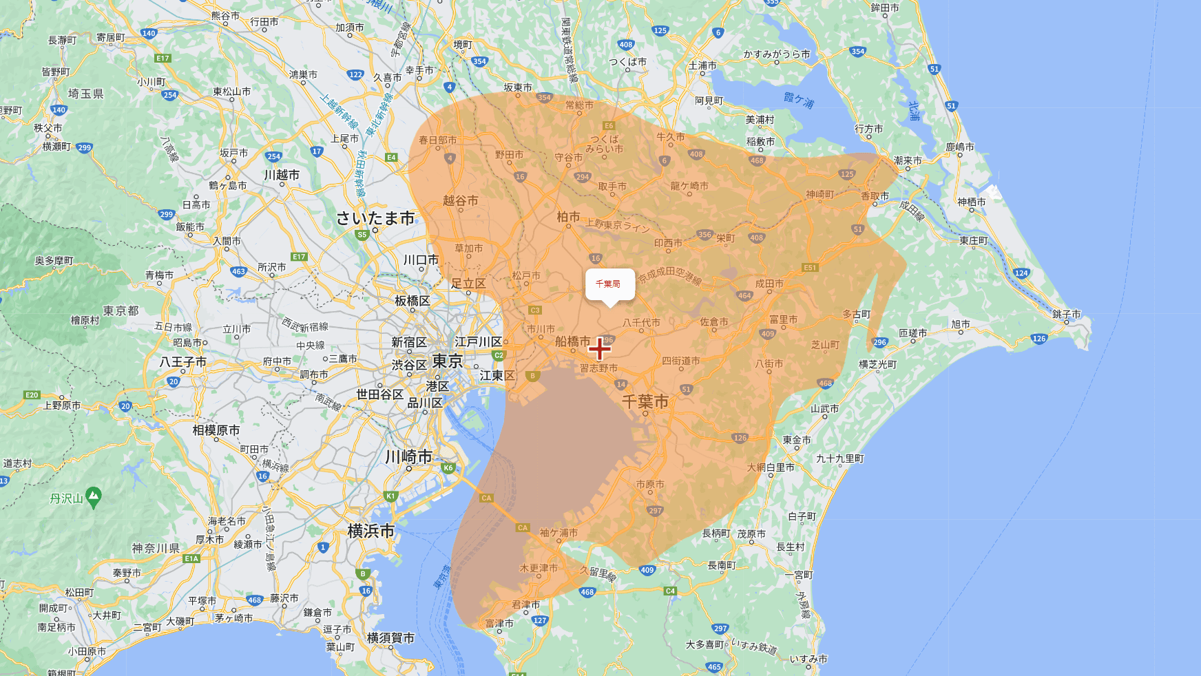 習志野市の電波事情